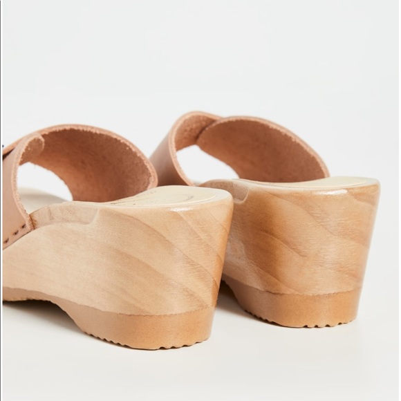 NWT SHOPBOP FAVE, No 6. Mid wedge clog in caramel. - Picture 6 of 11